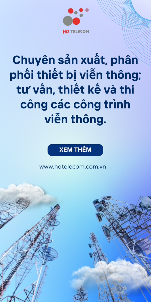 Chuyên sản xuất, phân phối thiết bị viễn thông; tư vấn, thiết kế và thi công các công trình viễn thông.